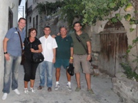 Oscar Abril y su familia en Capadocia